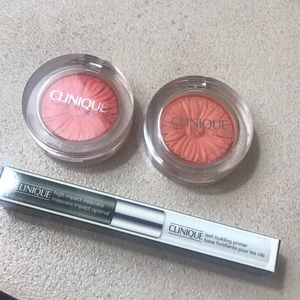 2 Clinique Blushes and 1 Mascara